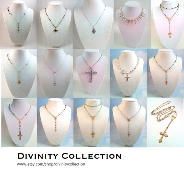 Cross Necklaces Rosary Inspired by Real Housewives Yoland Foster