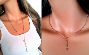 Where to buy Yolanda Fosters Rosary Necklace